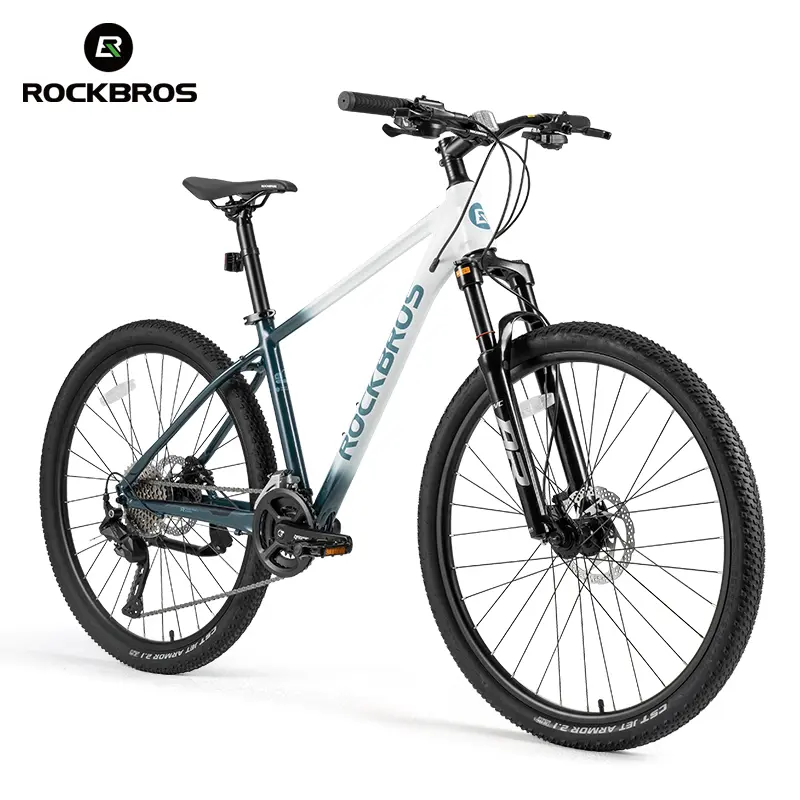 ROCKBROS MT300 27.5" Hardtail MTB - Ultra-light Aluminum Frame, Shimano 24-Speed Drivetrain, Disc Brakes, Modern Design, Excellent Grip, Hiking/Light Outdoor City Ride Bike, 2025 Trend Model
