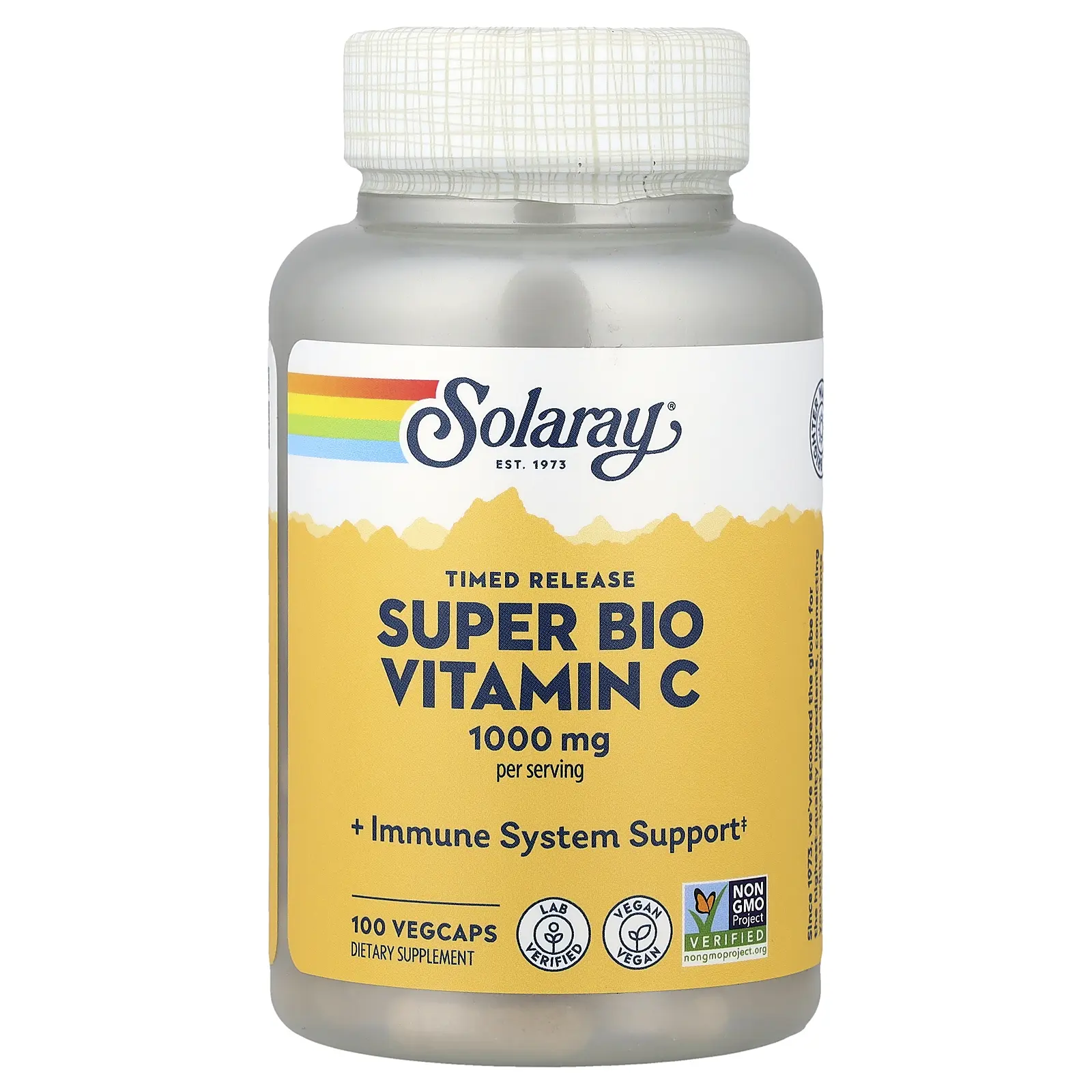 Solaray Timed Release Super Bio Vitamin C, 100 VegCaps