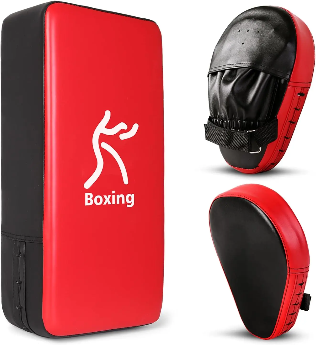 Punching Mitts Kick Pack Set, Boxing Mitts Focus Pads, Taewondo Kick Pad,  for Boxing, Kickboxing, Karate, Muay Thai, MMA