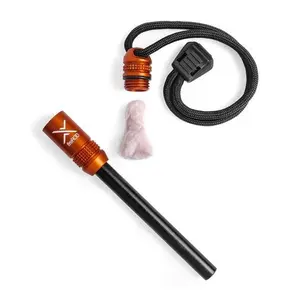 Emergency fire starter tool for camping and outdoor use