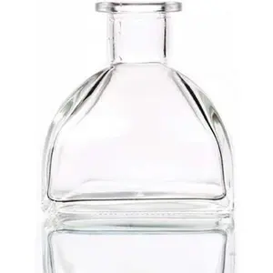 50ml/1.69 Fl Oz Square Glass Diffuser Bottles, DIY Replacement Reed Diffuser Jars,  Accessories for Diffuser Sets