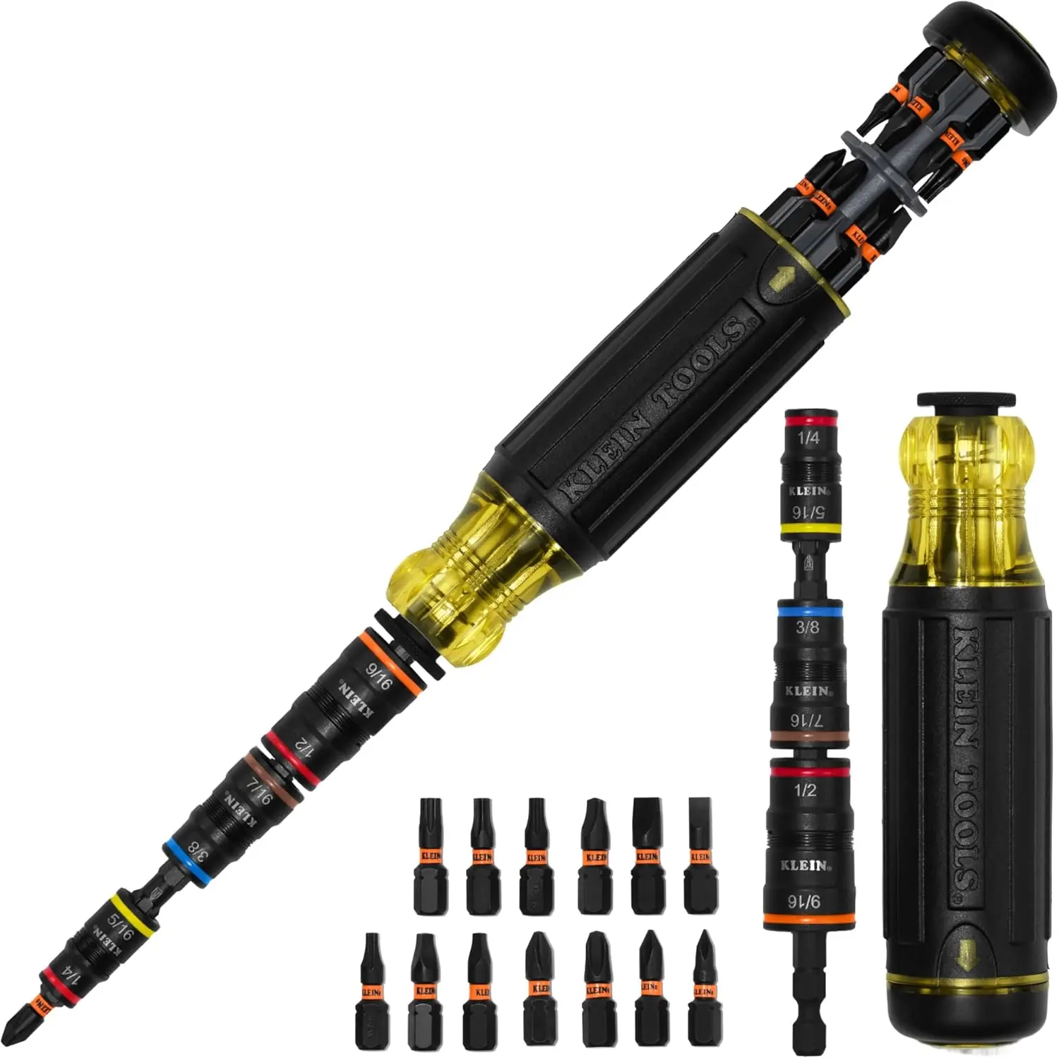 Tools 32303HD Impact Driver Set, 20-in-1 SAE Impact Rated Sockets and Screwdriver Tool