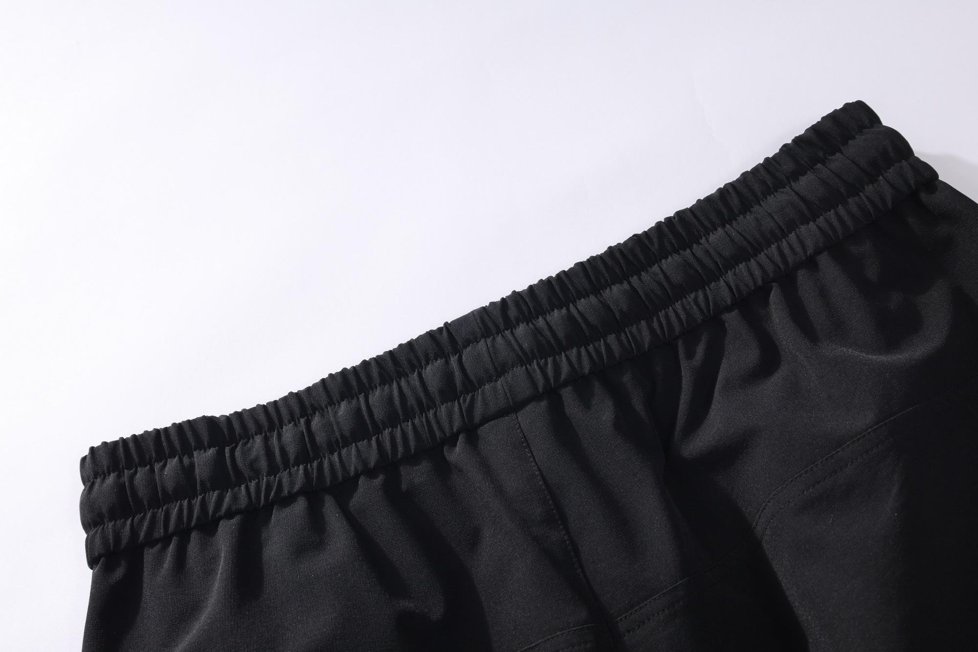 Men’s summer American casual cargo pants, loose straight fit, comfortable and breathable