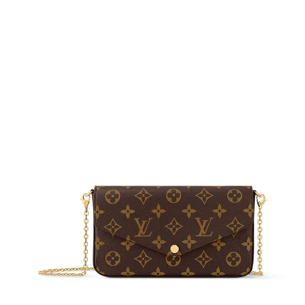 Pre-owned Louis Vuitton Monogram 3 in 1 chain bag
