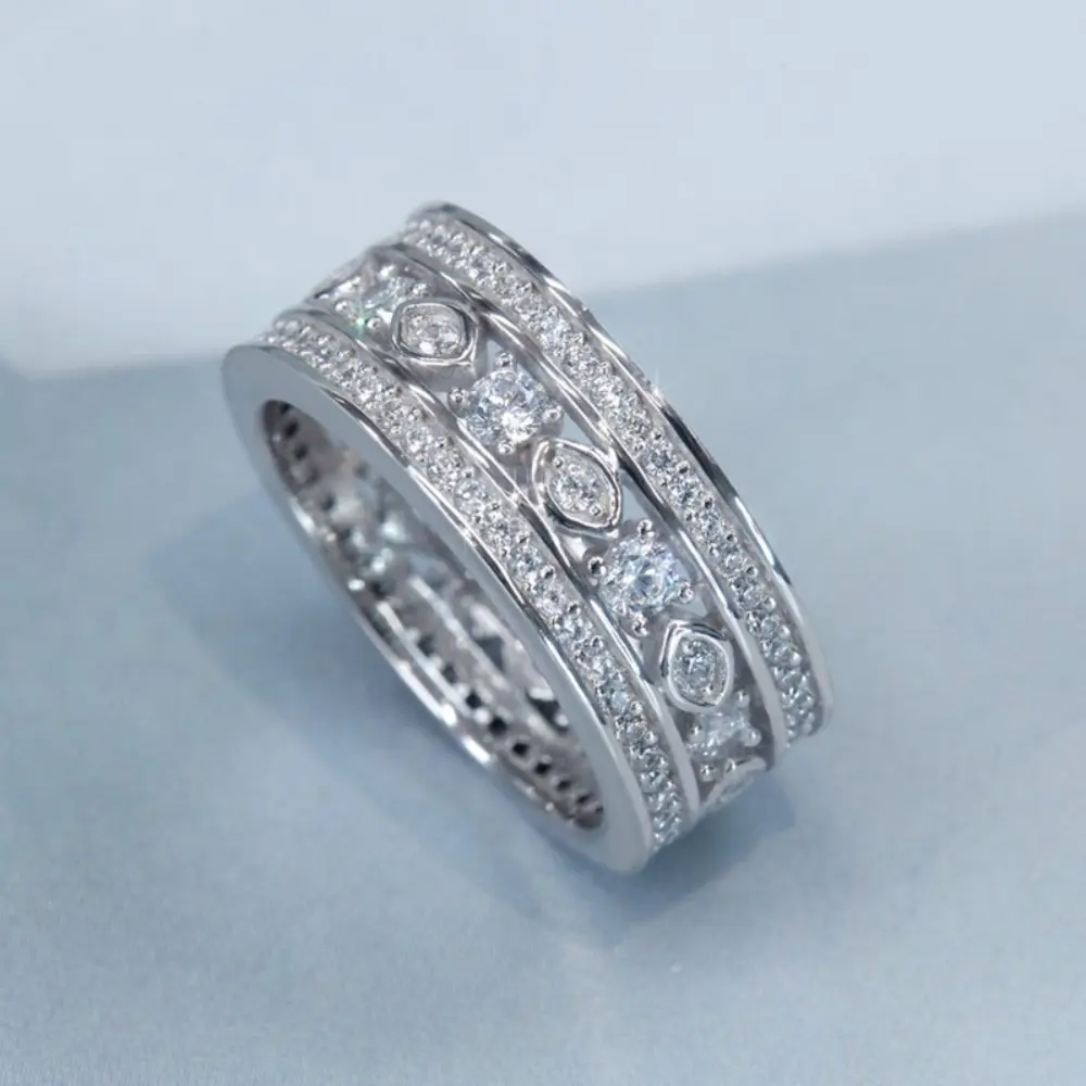 Geometric Marquise Hip Hop Statement Ring Unisex Fashion Index Finger Ring
