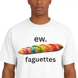Faguettes T-Shirt Featuring Bold Typography and Humorous Artwork, Unisex Short Sleeve Graphic Tee, Novelty Apparel for Men and Women, Casual Sarcastic Saying Fashion Shirt, Streetwear Top