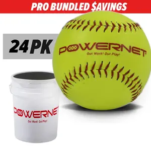 Pro Training Bundle | Practice Softballs & Padded Bucket
