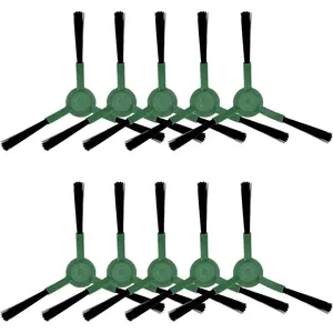10 Pack Replacement Side Brushes Compatible with  Combo&Vac Essential Series, Edge-Sweeping Brushes for Q0120 Y0140 Q0520 Q011 Y0110 Robot Vacuum Cleaner