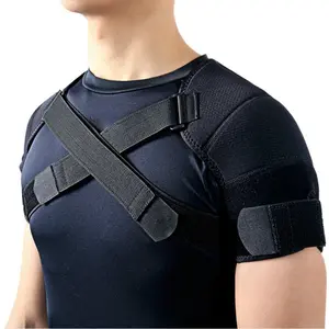 Adjustable Shoulder & Back Support Brace - Dual Straps Compression, Lightweight Stabilizing Gear   tactical accessories Healthcare