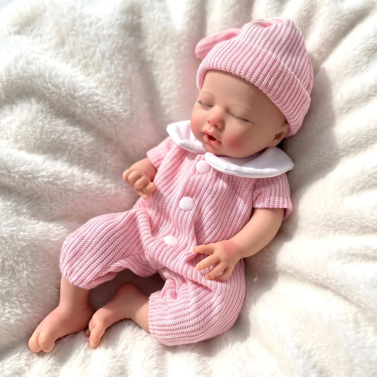 13 Inch/33cm (Weight: 3.0 lb) Newborn Baby Doll Silicone Full Body Silicone Reborn Baby Dolls Girl | Drink & Pee Function Full Body Silicone Reborn summerwins