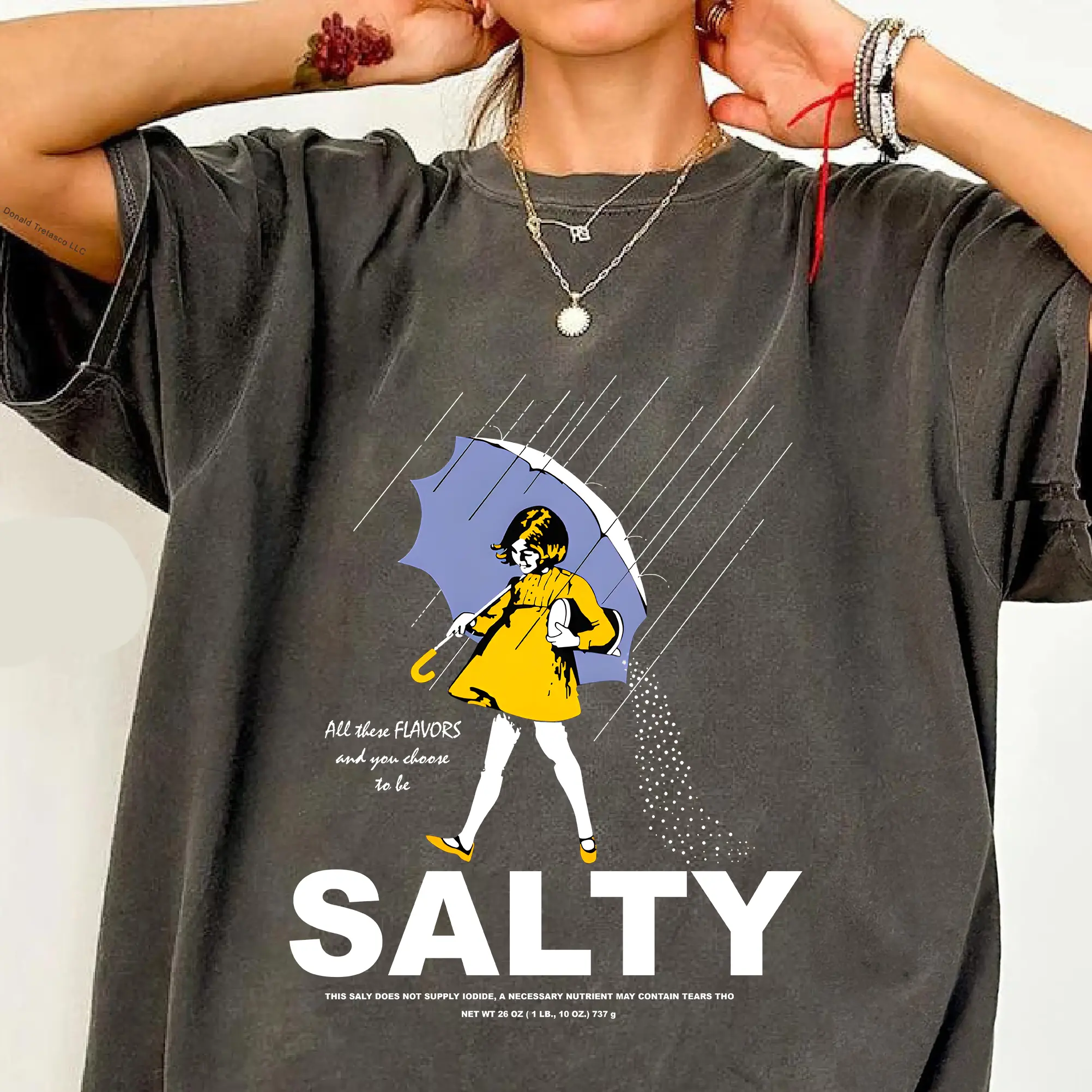 Comfort Color Salty Girl Tee: Women's Cotton T-Shirt, Salty Women Gift