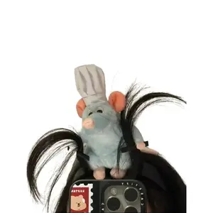 Women's Cute Cartoon Mouse Plush Headbands, Soft Fuzzy Festive Sports & Outdoor Protective Hair Accessory, Ideal for Holiday, Party Wear