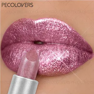 Multi-Use Shimmer Lip Glaze - Long-Lasting Glossy Finish & Vibrant Color Payoff, Non-Sticky Hydrating Texture Suitable for All, Perfect for Spring to Winter Daily Makeup & Special Occasions - Glitter Lipstick & Lip Gloss