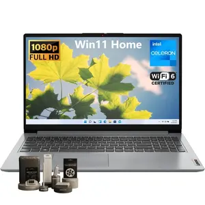 Lenovo IdeaPad 1 15.6" FHD Business Laptop, Intel Core i5-1335U, up to 32GB DDR4 RAM, 512GB SSD, Windows 11 Home with Copilot AI,for Students and Office Work, Bundle Accessory