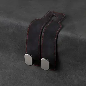 Car Seat Back Storage Hook, 1 Count PU Leather Car Seat Back Hidden Hook, Multipurpose Durable Hooks, Car Interior Accessories, Holder