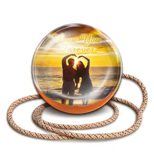 Electronic Crystal Ball Photo & Video Display – Personalized Gift with Sound | Great for Love & Memories