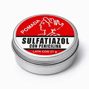 Sulfatiazol Skin Ointment 27g – Multi-Purpose Topical Cream for Skin Care, Travel Size Tin, Easy Application, Daily Use