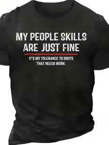 Graphic Print Round Neck Short Sleeve T-Shirt for Men and Women, Stylish Casual Streetwear Summer Top for Everyday Wear, Comfortable for Any Occasion