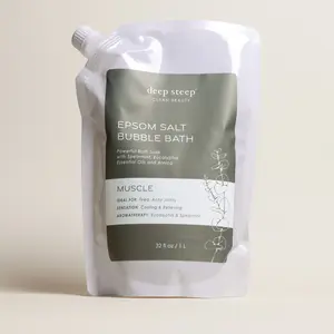 Muscle Epsom Salt Bubble Bath - Cleansing Body Care with Aroma and Comfort