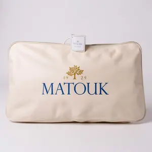 Matouk Valleto Pillow King Size 20"x36" Medium 3-Chamber Cotton Sateen Shell