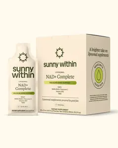 Liposomal NAD+ Complete by Sunny Within – Vanilla Berry (30 Servings) - Dietary Supplement with NMN, Vitamin B12 & TMG