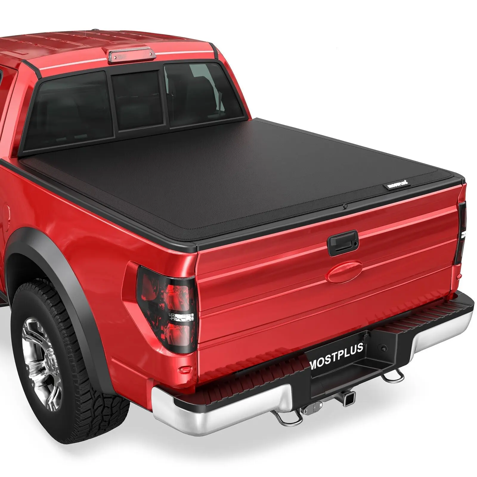 MOSTPLUS For 2004-2026 Ford F150 Styleside Soft Roll Up Tonneau Cover w/ LED Lamp Truck Bed