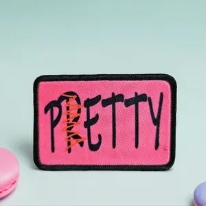 Pretty petty meme 2"x3" removable morale patch with hook and loop backing