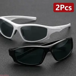 2 Pack Large Cool Kids Sunglasses For Boys And Girls UV400 Protection Summer Outdoor Cycling Cute Style Light Luxury US Design