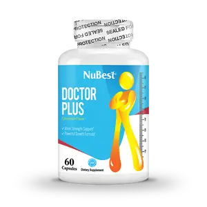 NuBest Doctor Plus | Growth Support Supplement with Calcium, Collagen, Vitamin D3 & K2, Development & Brain Health for Teens Ages 10+