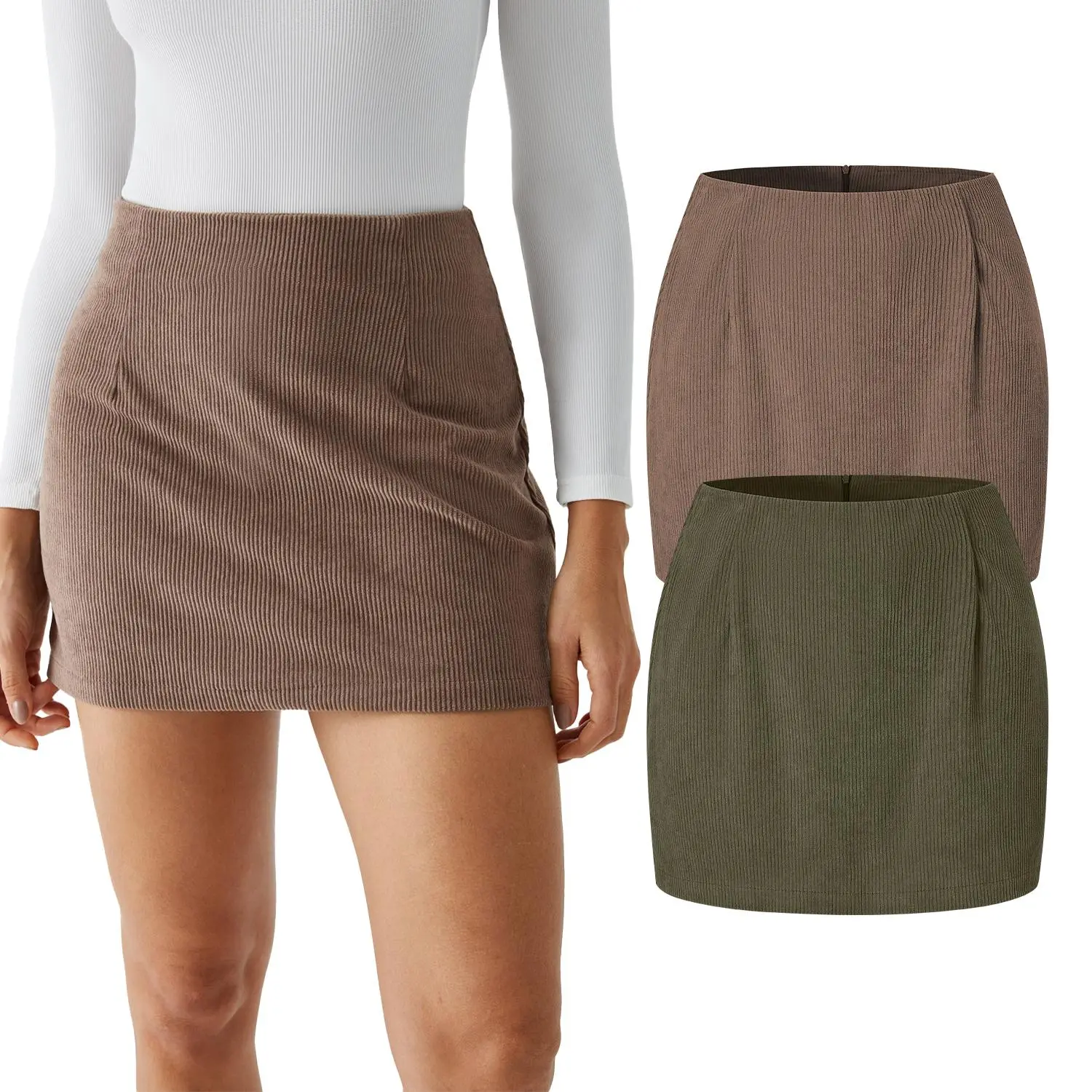 Cocoa Brown+Icy Bamboo Green