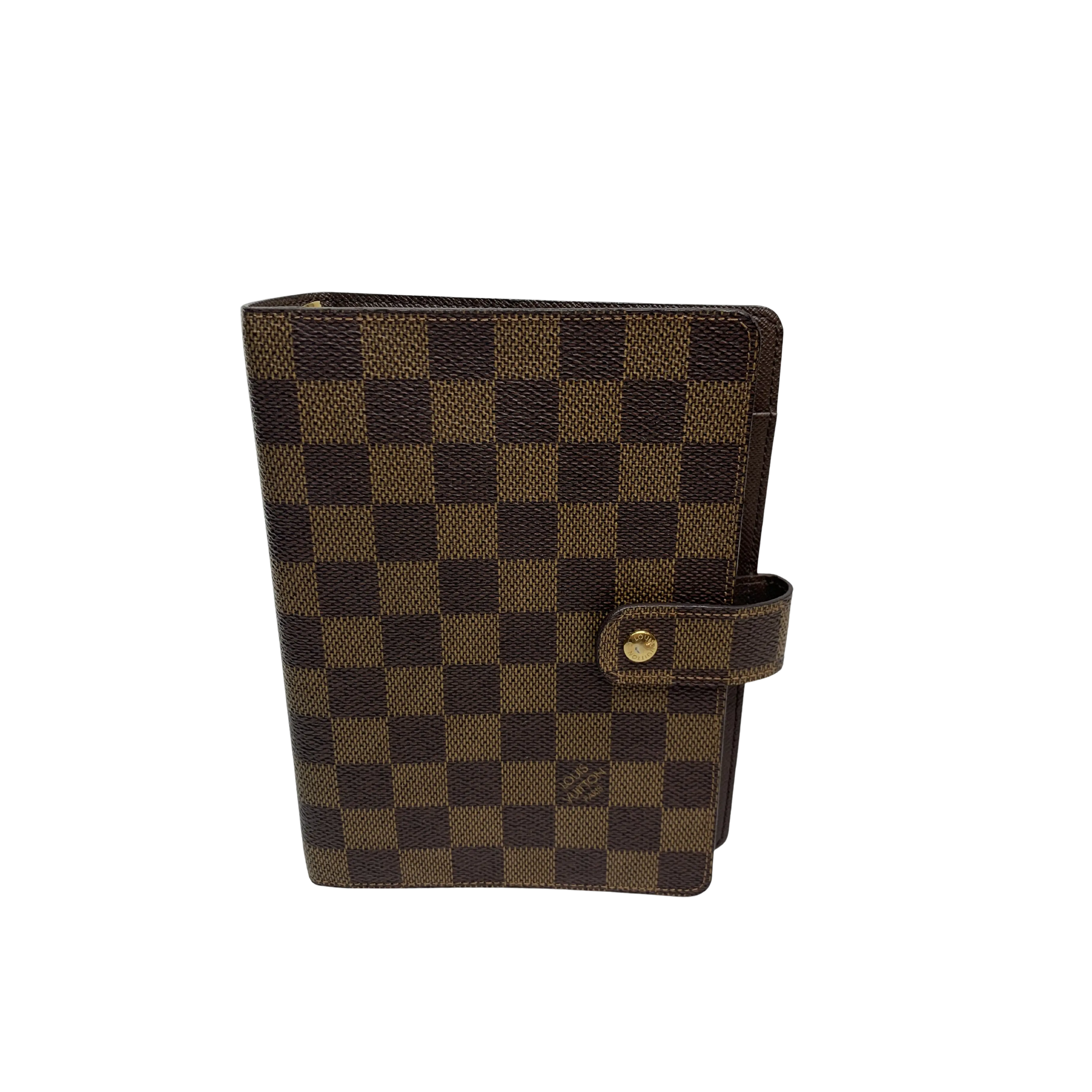 Pre-owned Louis Vuitton canvas Small Leather Goods Agenda MM
