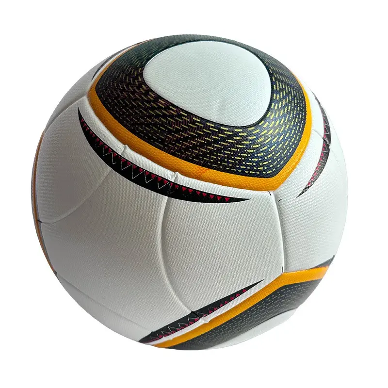 Official Size 5 Leather Soccer Ball, Durable Soft PU Material, Ideal for Youth & Adult Competitions, Football Equipment, Soccer Gear, Includes Net Bag & Pump Accessories