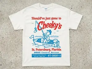 Cheeky’s St. Petersburg Florida T-Shirt – Vintage Travel Graphic Tee, Retro Beach Souvenir Shirt Gildan Unisex T-shirt | G5000