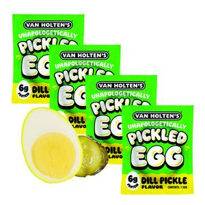 VAN HOLTEN'S PICKLES - Unapologetically Pickled Eggs - Dill Pickle - 4 Pack