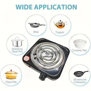 AORAN Electric gas stove with strong fire burner head, simple and portable heating block, apartment kitchen appliance, indoor and RV use