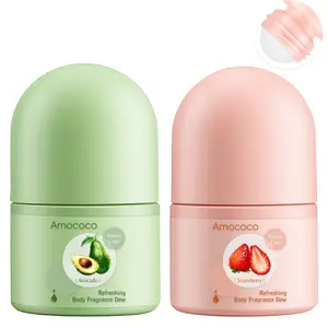 Refreshing Body Fragrance Dew - Toning Deodorant Fresh Dry Non Sticky Stay Small Portable Roller Ball Fragrance Antiperspirant Liquid 30G
