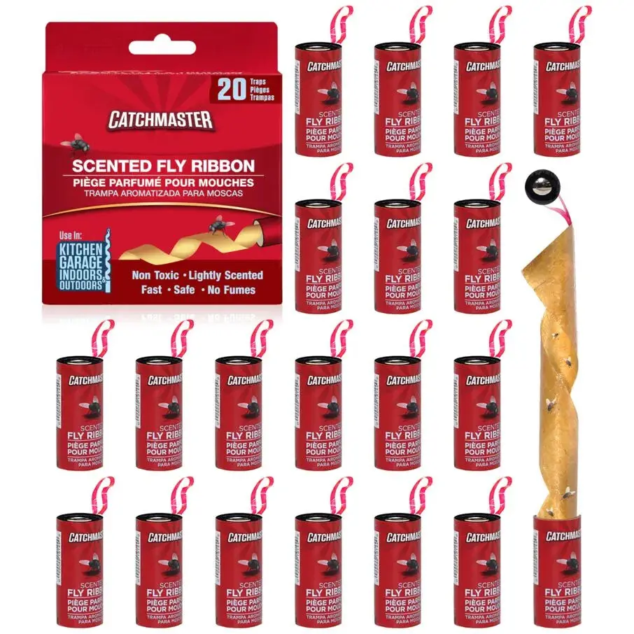 Bug & Fly Ribbon Traps - Scented, Effective Fly Control
