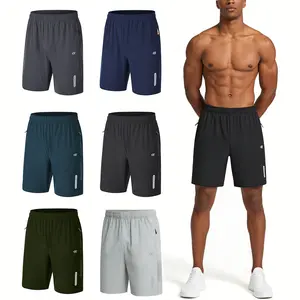 Men's Workout Running Shorts Quick Dry Active Shorts with Pockets, Lightweight, Breathable,Sun Protection