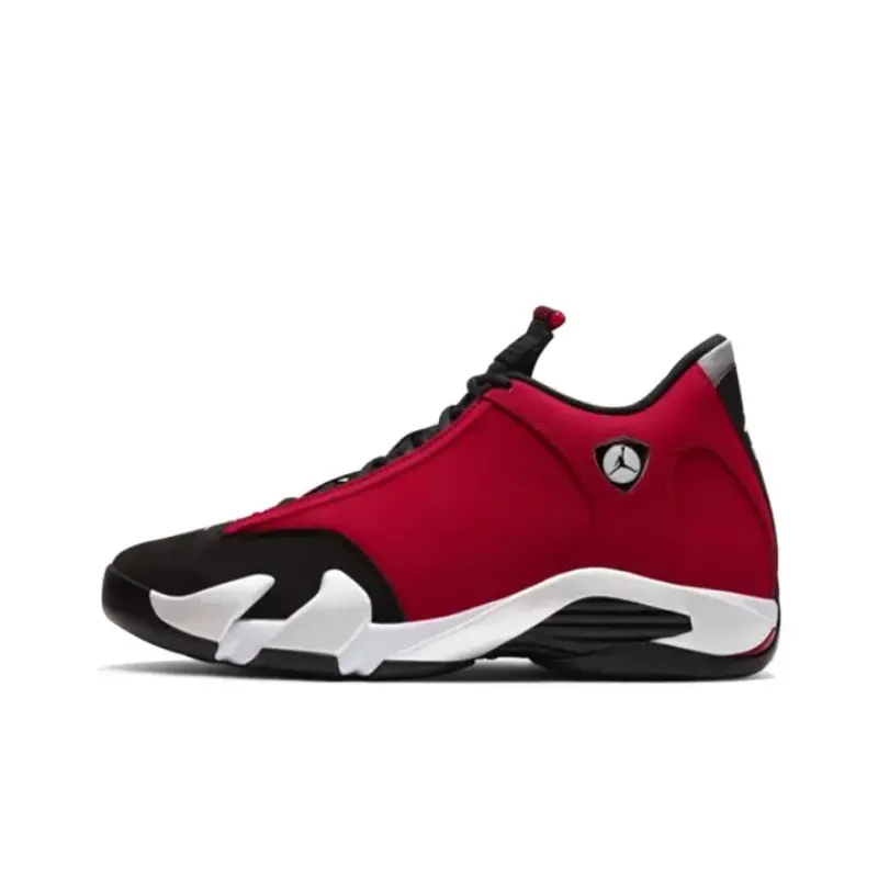 Bulls, weaving, classic, Mid-Career, retro basketball shoes, men's style, black and red