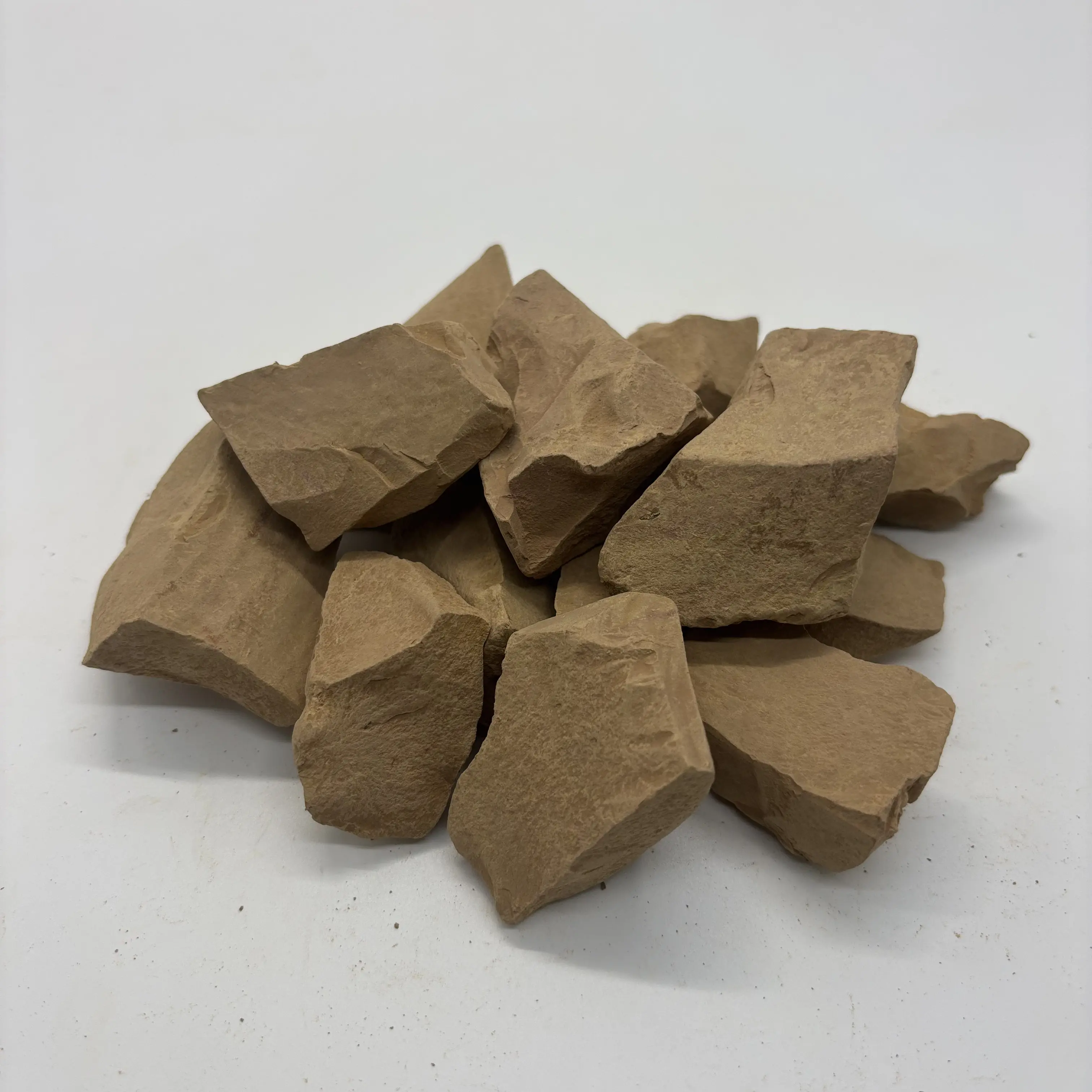 200g (7oz) All-Natural Edible Narat Brown Kaolin Clay for Garden Soil - Hard, Brittle Lumps, No Additives, Crumbles into Chunks, Turns Slightly Sticky When Wet