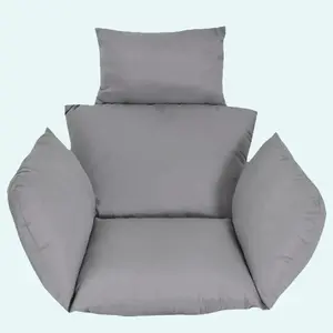 Chair Cushion Hanging Basket Seat Cushion Thicken Soft Egg Swing Chair Pad Hanging Egg Chair Cushion with Headrest throw pillow soft cushion Christmas Themed square pillowcase chair pad cushion cover decorative cushion
