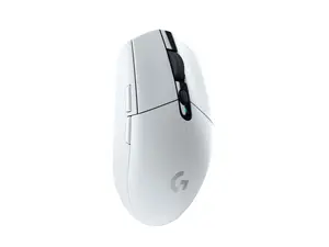 Logitech G305 LIGHTSPEED Wireless Gaming Mouse, Hero 12K Sensor, 12,000 DPI, Lightweight, 6 Programmable Buttons, 250h Battery Life, On-Board Memory, PC/Mac - White