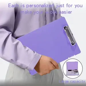 A4 folder storage box board clip student special test paper storage and finishing artifact large-capacity data book subject classification test paper multi-function sheet music clip writing board pad