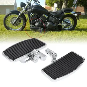 Adjustable Front Floorboards Footboard Pedals For Yamaha DragStar DS V-star XVS400 XVS650 XVS1100 1988-2019 For Honda Shadow ACE VT750 VT750C 1997-2003