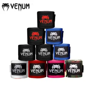 Pair of Micro-Elastic Boxing Bandages, 4m/157.48 Inches Sports Tape, 5cm Wide Comfortable Mma Gloves Protector, Durable Punching Accessories