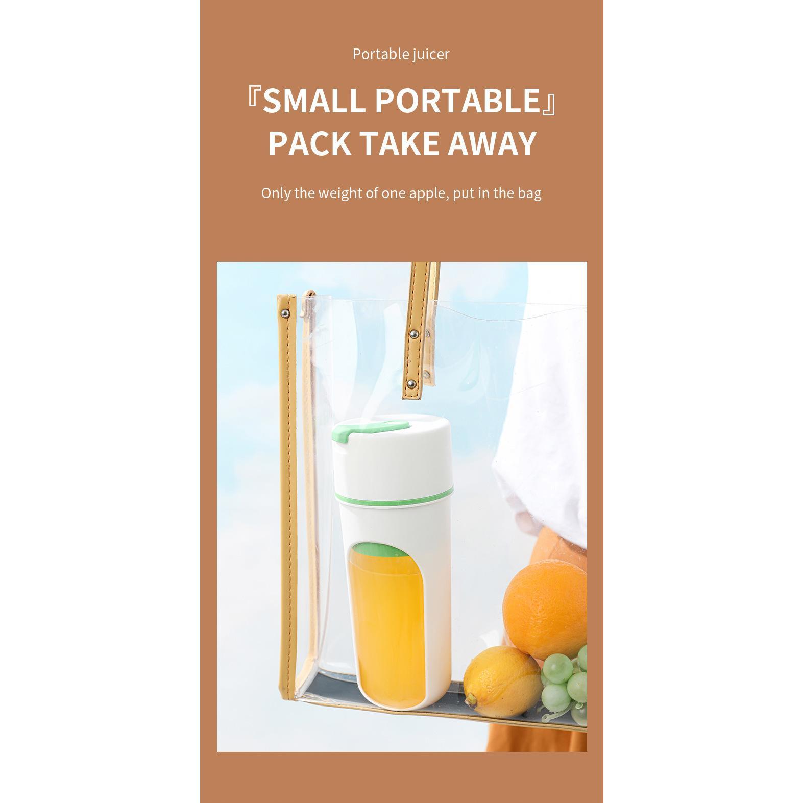 Kitchen Electric Juicer USB Charging Wireless Juices Blender Fruit Orange Mixer Squeezer Machine Ice Crush Cup Food Processor