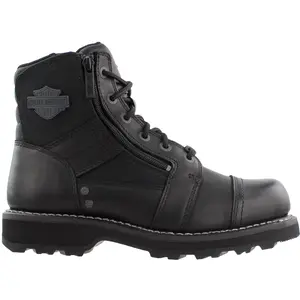 Harley-Davidson Mens Bonham Motorcycle Casual Boots Ankle - Black