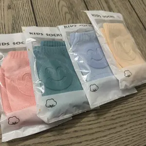 Baby Knee Pads for Crawling, 4-Piece Mixed Color Set - Thick Cushion, Soft Non-Slip Design, Contoured Fit for Fall-Safe Baby Protection, Fall Cushioning
