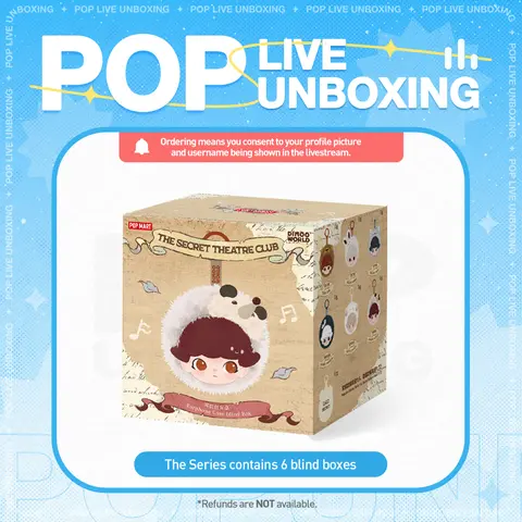 [POP NOW]DIMOO The Secret Theatre Club Series - Earphone Case Blind Box POP MART