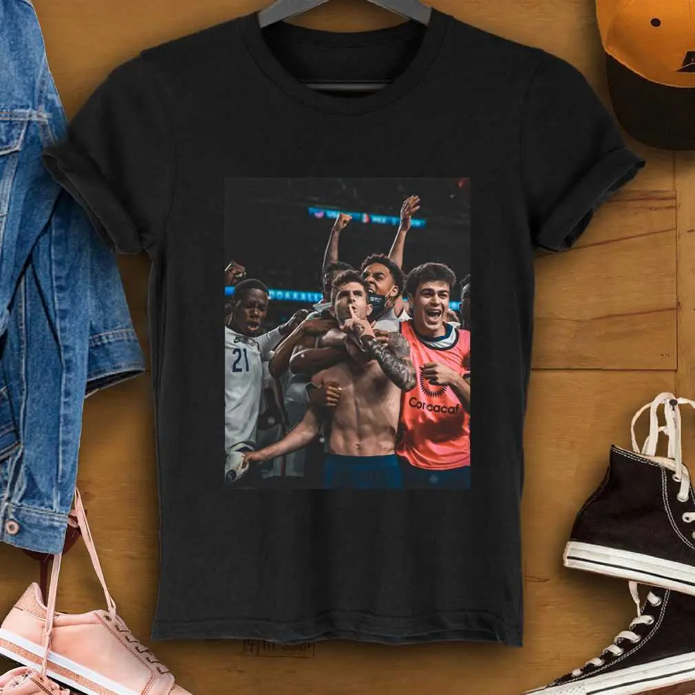 Pulisic Shh USMNT Soccer   T-Shirt